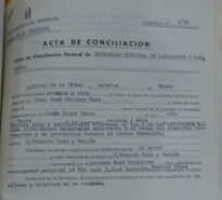 Acta de conciliación sindical, Arcos, 14/1/1976 (AHPC, exp 01-1976).