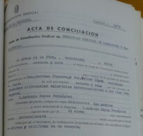 Acta de conciliación sindical, Arcos, 28/7/1976 (AHPC, exp 19-1976).