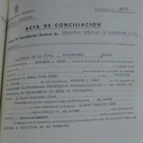 Acta de conciliación sindical, Arcos, 28/7/1976 (AHPC, exp 20-1976).