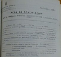 Acta de conciliación sindical, Arcos, 4/8/1976 (AHPC, exp 21-1976).