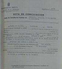 Acta de conciliación sindical, Arcos, 18/8/1976 (AHPC, exp 26-1976).