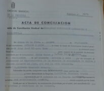 Acta de conciliación sindical, Arcos, 15/09/1976 (AHPC, exp 36-1976).