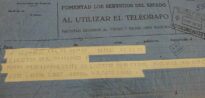 Telegrama con la orden de puesta en libertad condicional, 1943 (AHPC).